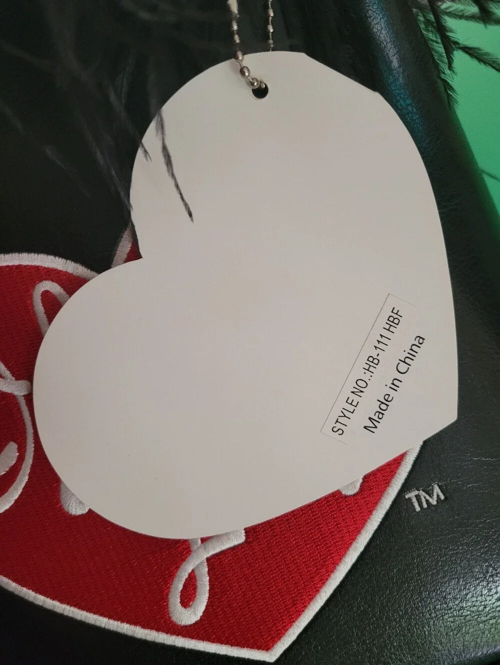 Unique Black “I Love Lucy” themed handbag w/black Ostrich Style Feathers